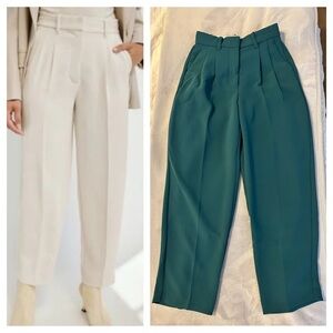 Aritzia Wilfred Carrot Pant in Suave Green